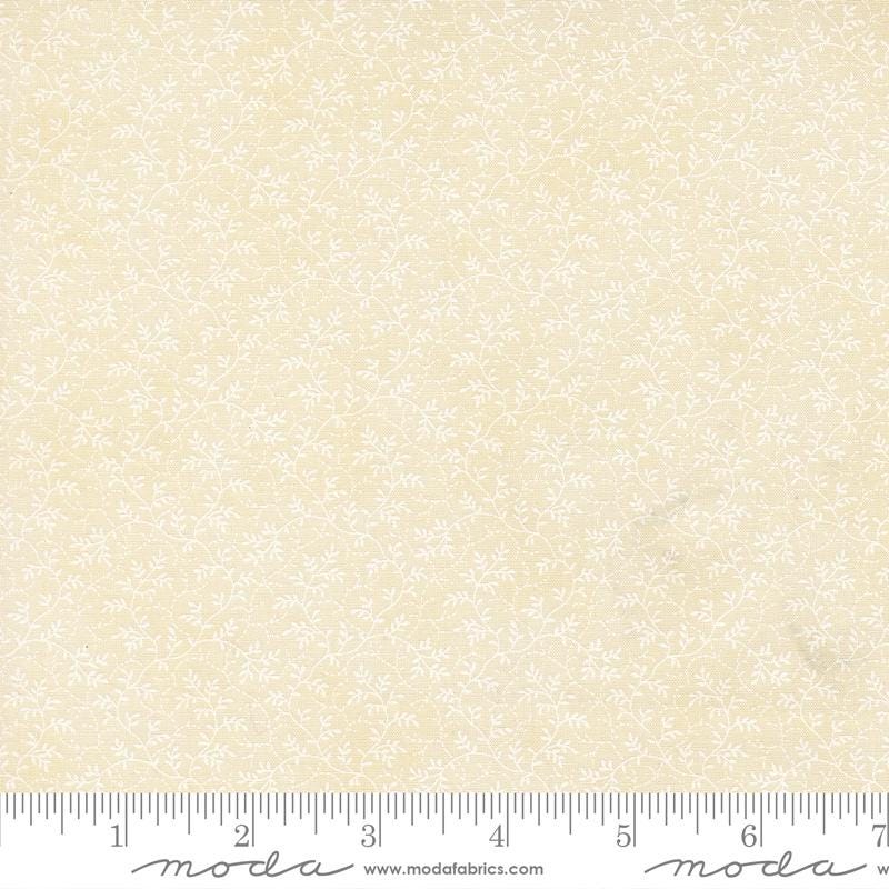 Quilting Cotton Ambiance Porcelain White Floral Moda Fabrics