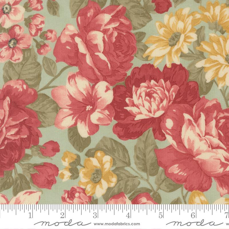 Quilting Cotton Ambiance Mist Floral Moda