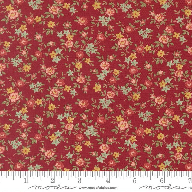 Quilting Cotton Ambiance Rose Floral Moda