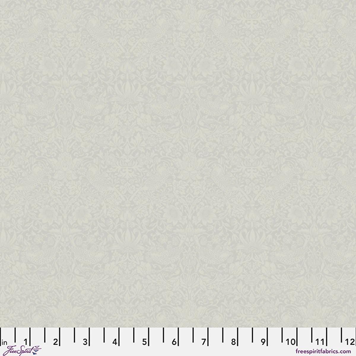 Quilting Cotton Tonal Strawberry Thief Farringdon Grey William Morris