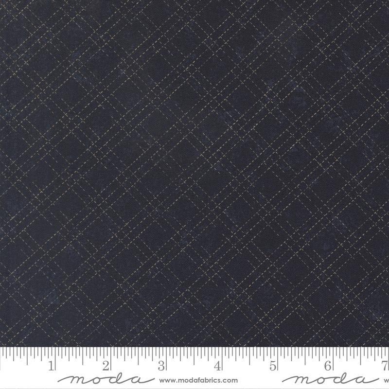Quilting Cotton Kansas Troubles Quail Run Indigo Moda