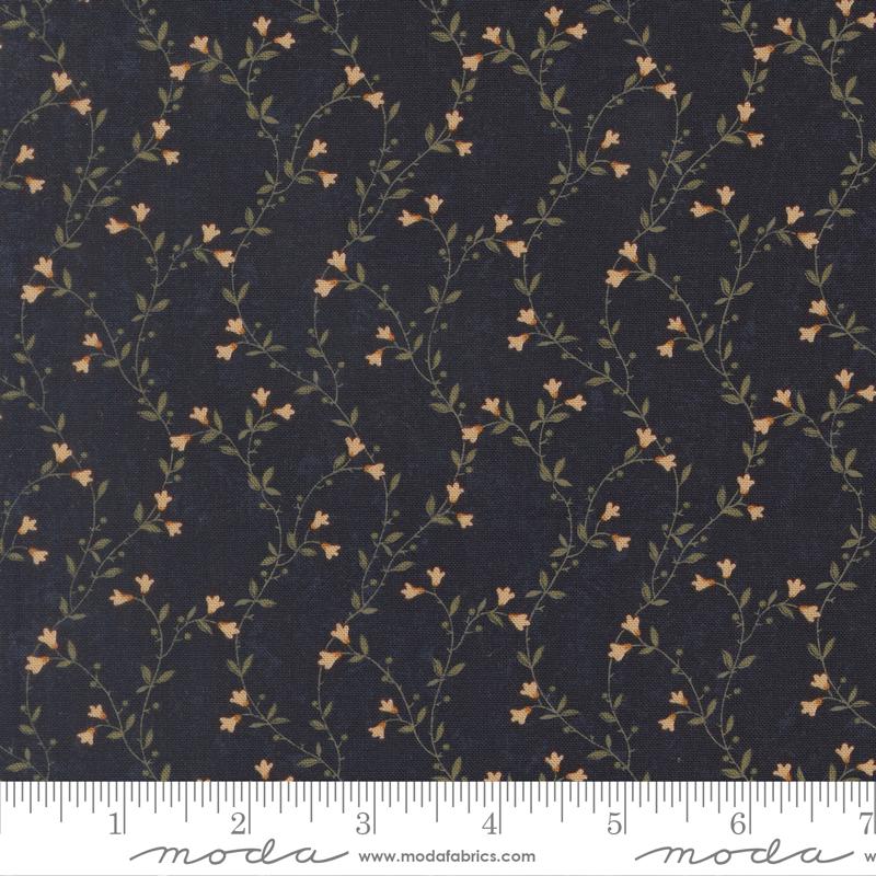 Quilting Cotton Kansas Troubles Quail Run Indigo Moda