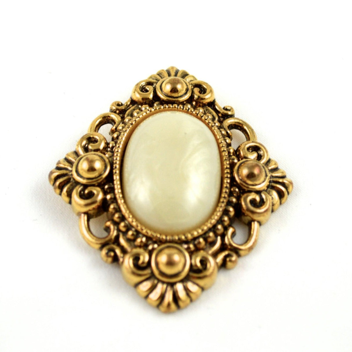 Gothic Cameo Button Shank Pendants