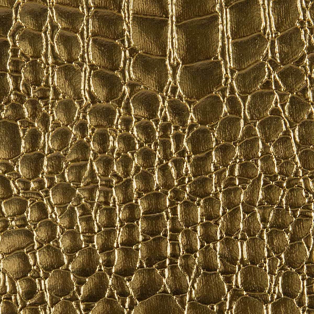 Faux Crocodile Vinyl Fabric - Crocodile Embossed, 54" Width (1 Yard)
