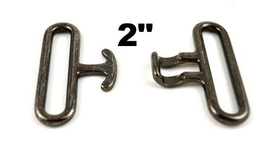 Heavy Duty Hook and Eye Belt Buckle