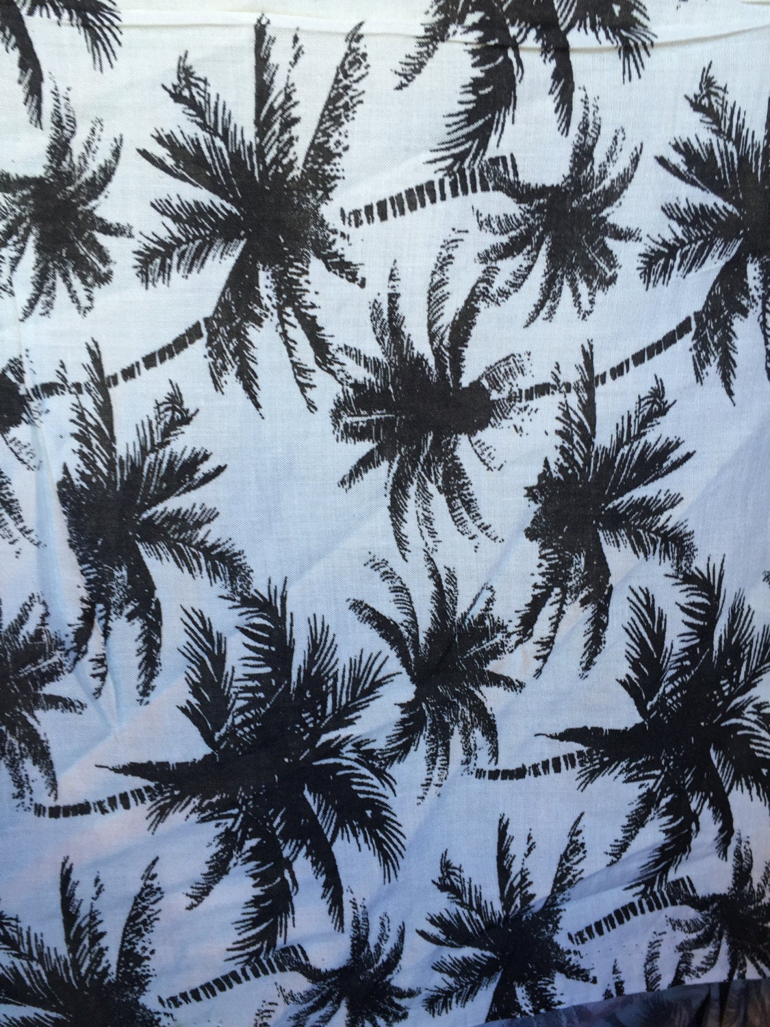 Rayon Challis Palm Print