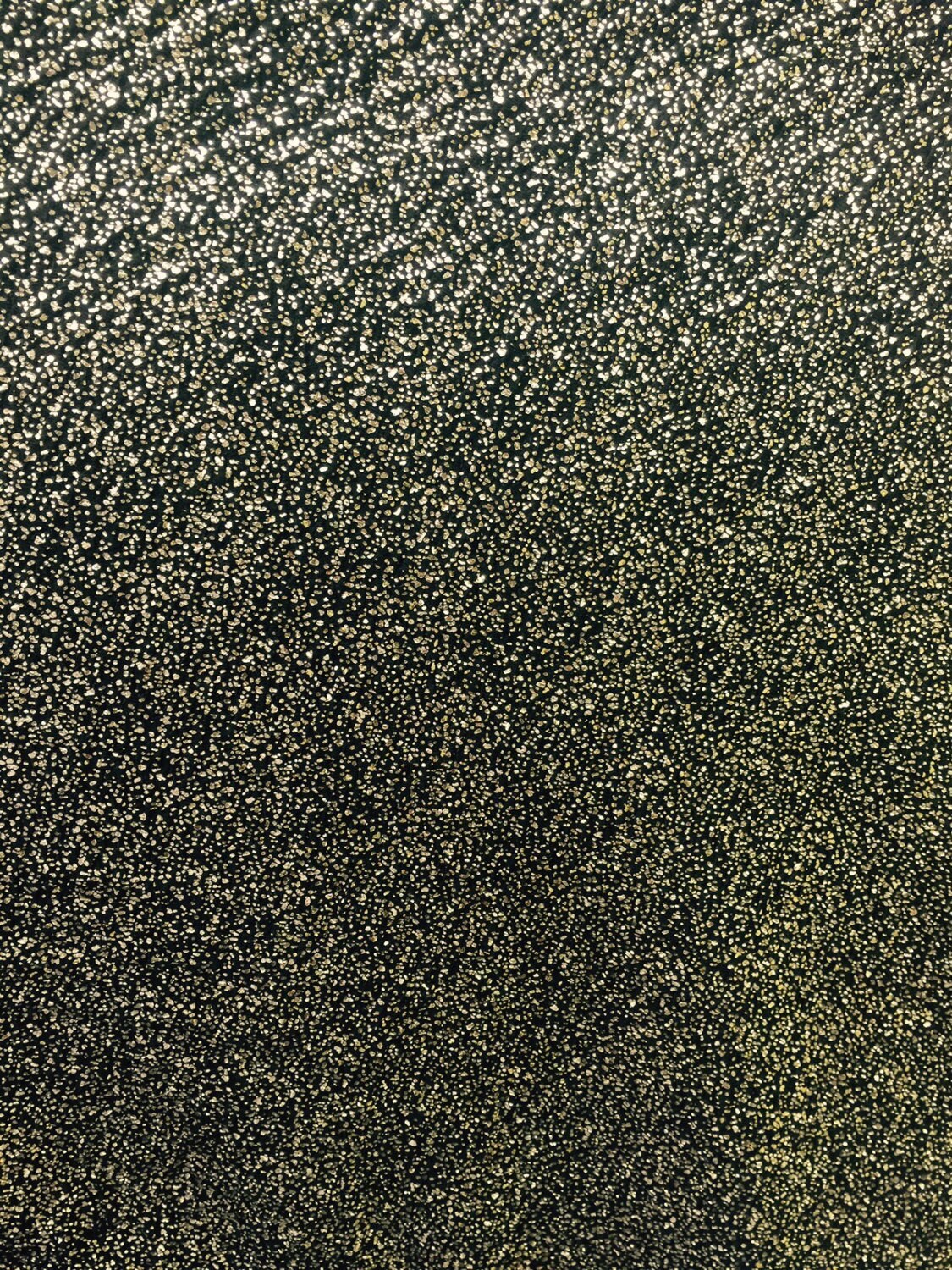 4 Way Stretch Glitter Fabric Black Gold