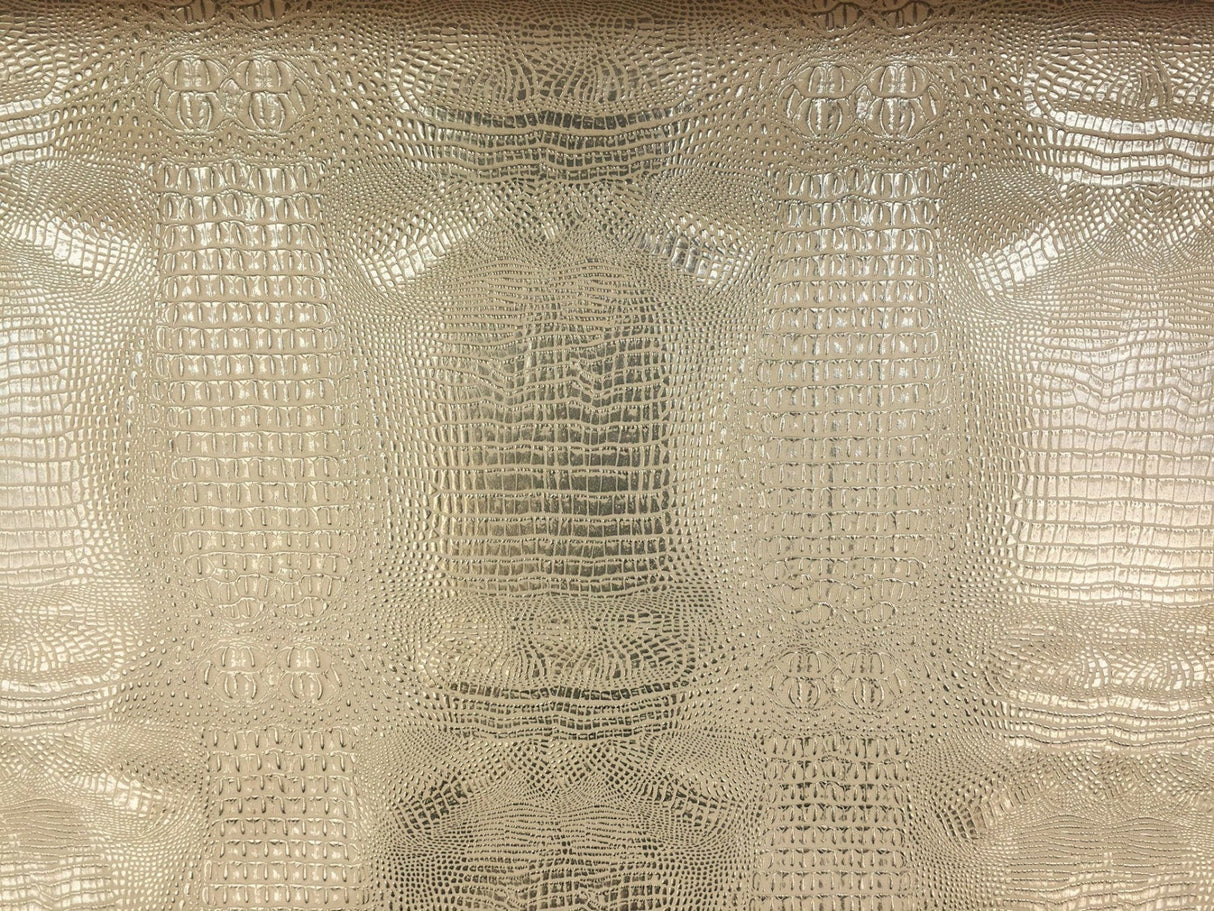 Crocodile Texture Vinyl Peach