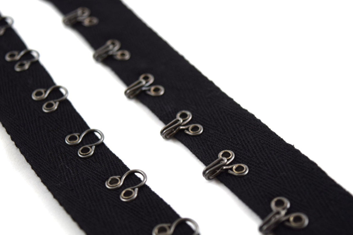 Hook and Eye Twill Tape 7/8" Heavy Duty