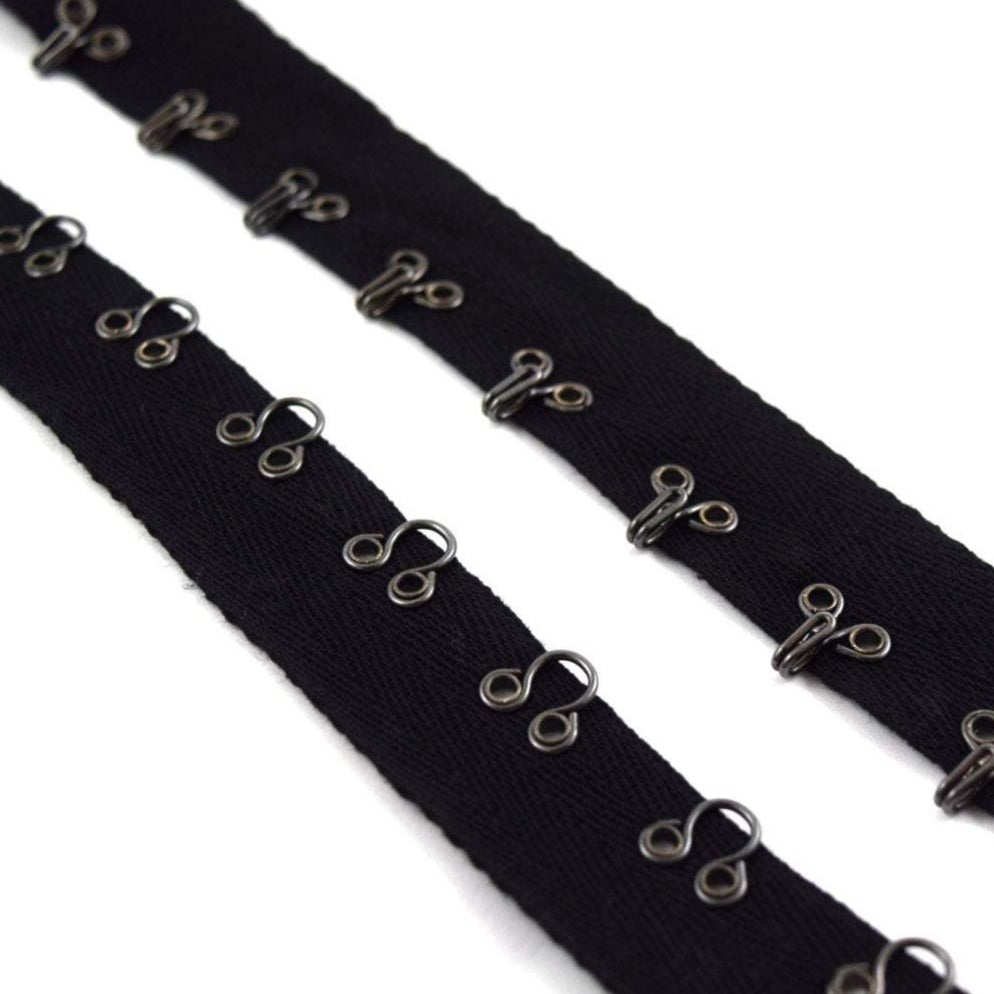 Hook and Eye Twill Tape 7/8" Heavy Duty