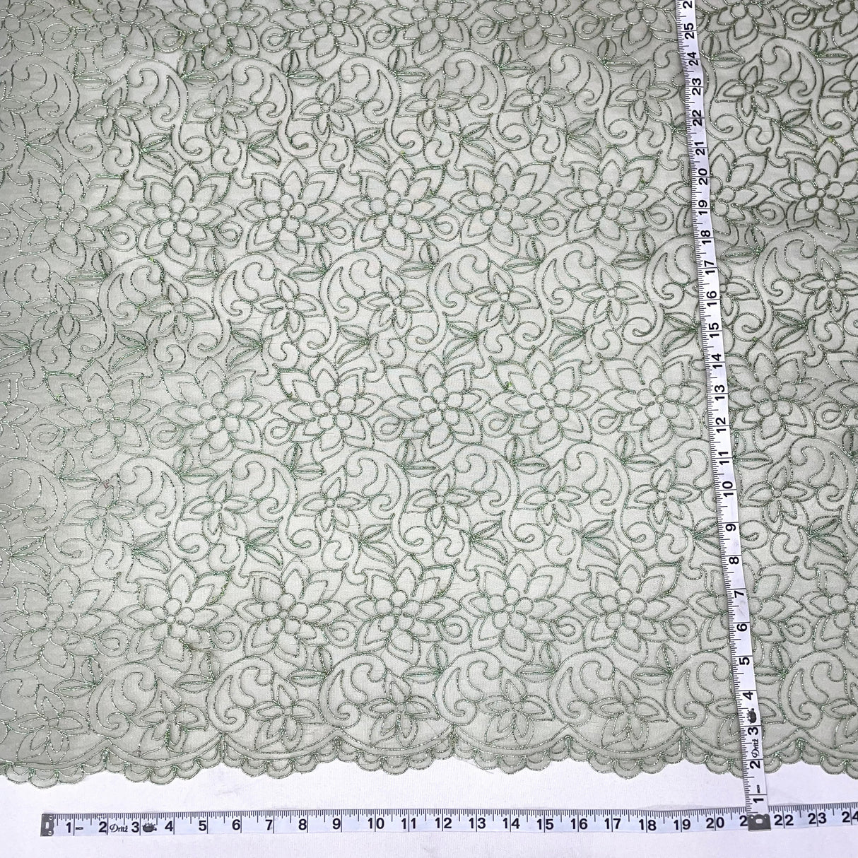 Corded Bridal Lace Fabric 54" Polyester Net Mesh