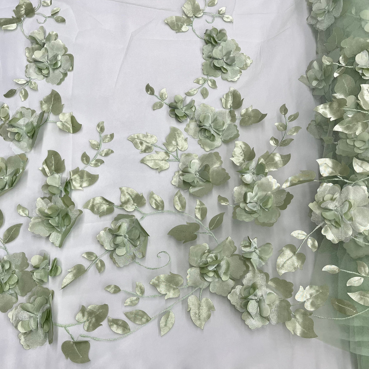 3D Floral Lace Fabric 60" Wide