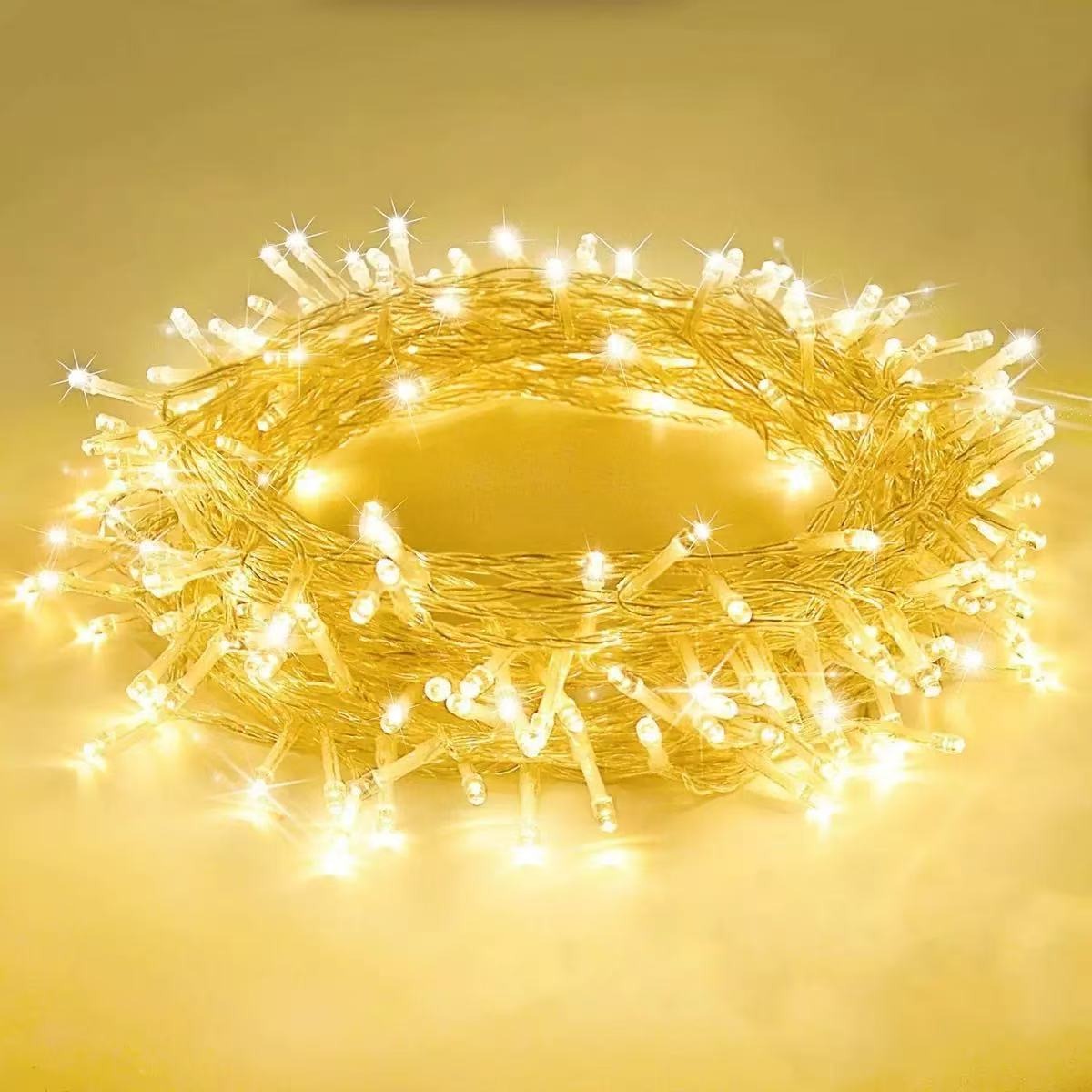 USB LED Curtain String Lights 8 Modes Christmas Window Decor