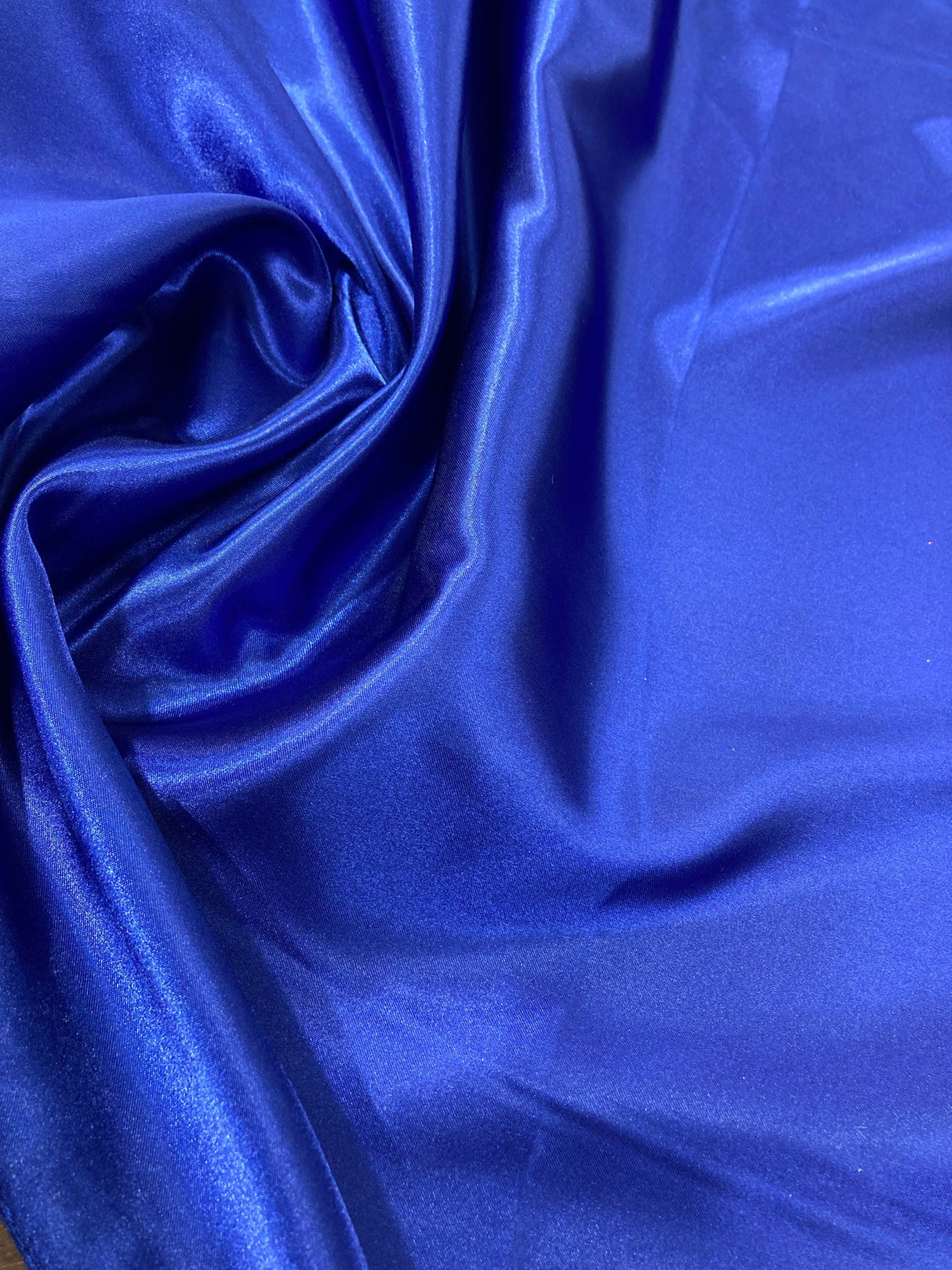 1 Yard Aqua Blue Charmeuse Medium Satin Lining Fabric 60 Inch Width