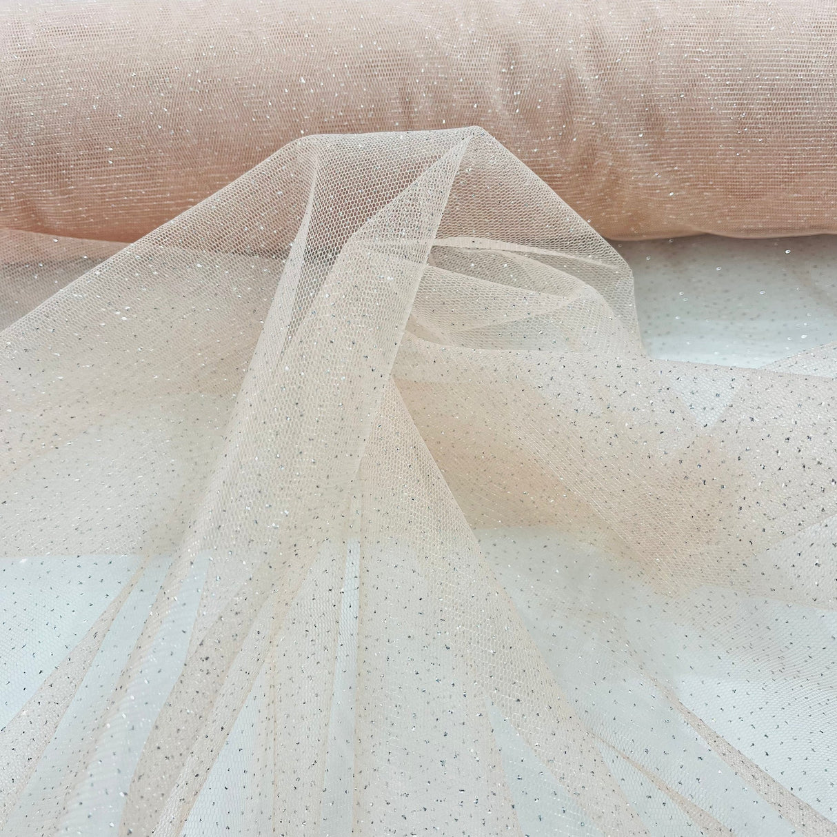 1 Yard Gold Glitter Mesh Fabric Sparkle Net Material for Dresses Costumes and Décor 60 Inch Width