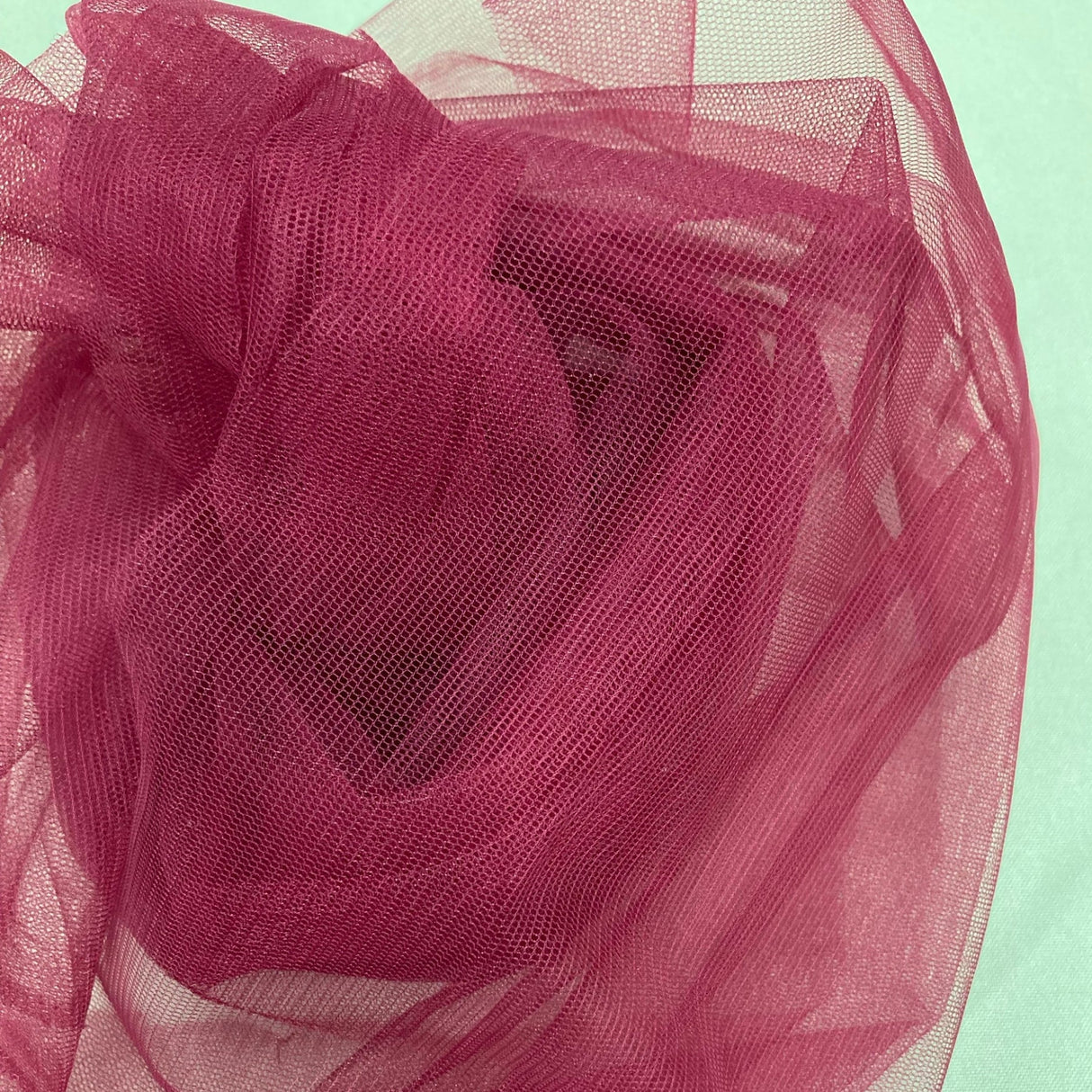 1 Yard White Stretch Nylon Net Mesh Fabric Lightweight Soft Durable Material 60 Inch Width