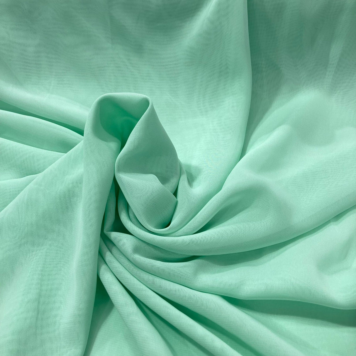 1 Yard Lightweight Sheer Chiffon Fabric Rose Powder, 60" Wide, Ideal for Bridal & Formal Dresses