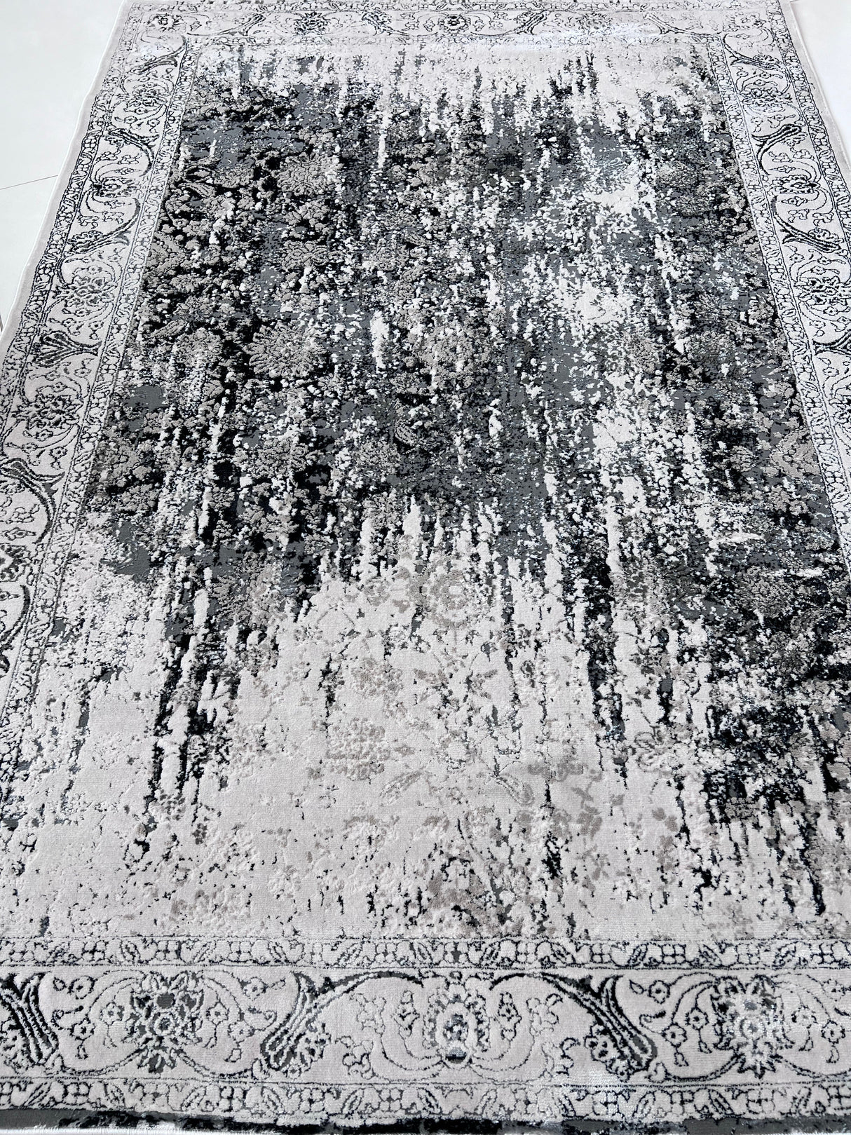 Color-Shifting Foldable Flat Weave Area Rug - 60% Polypropylene 40% Polyester Fabric - Shifting Hues, KV68, 7'9" X 10'2" (1 Rug)