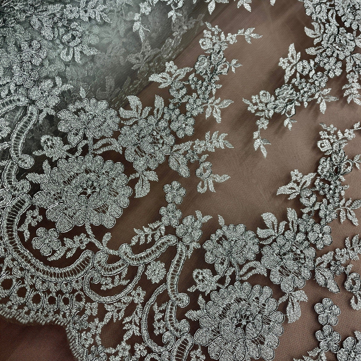 Corded Bridal Lace Fabric 50" Wide