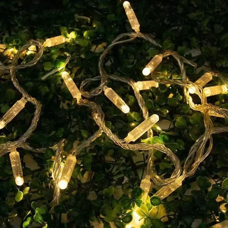 USB LED Curtain String Lights 8 Modes Christmas Window Decor