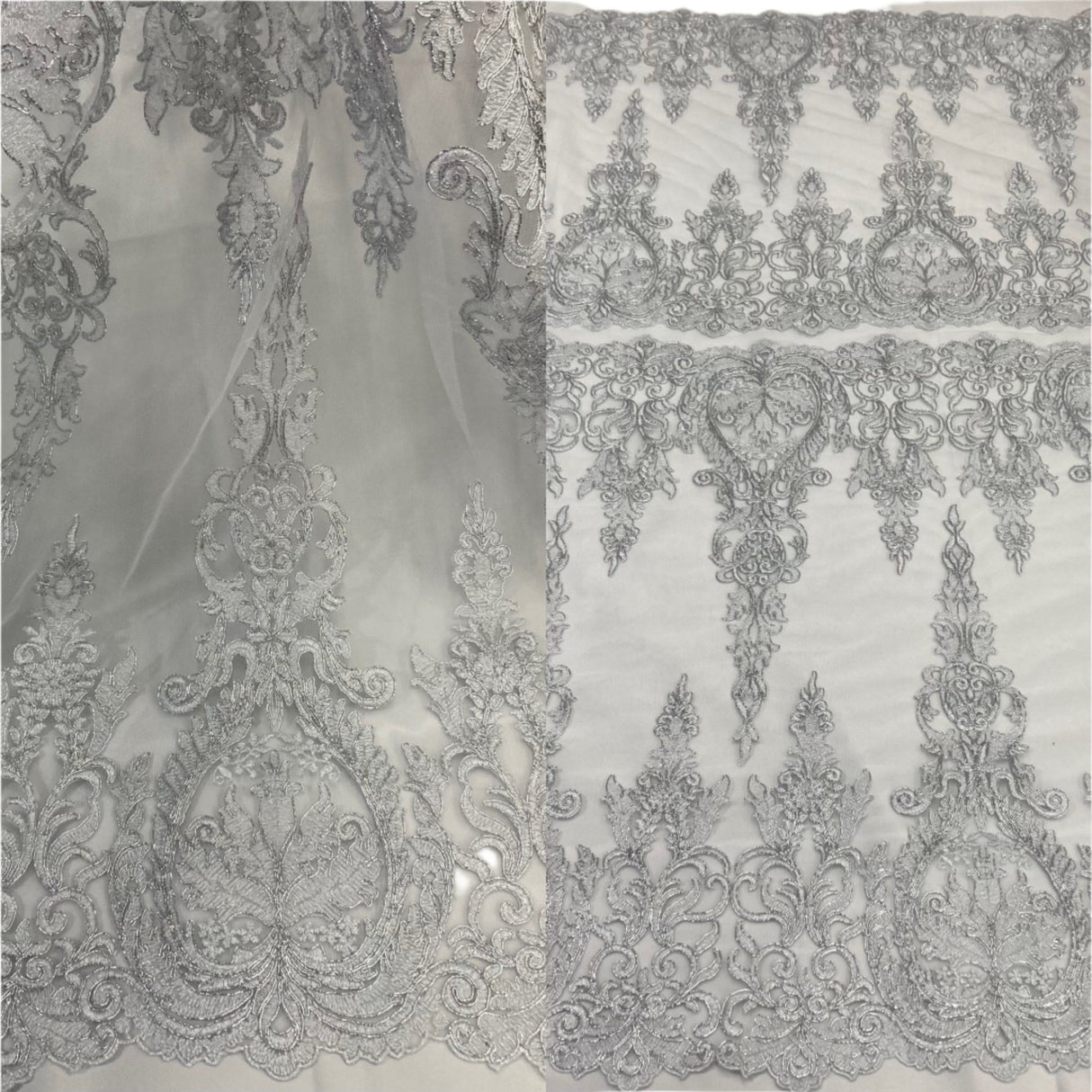 Corded Bridal Lace Fabric 52" Wide