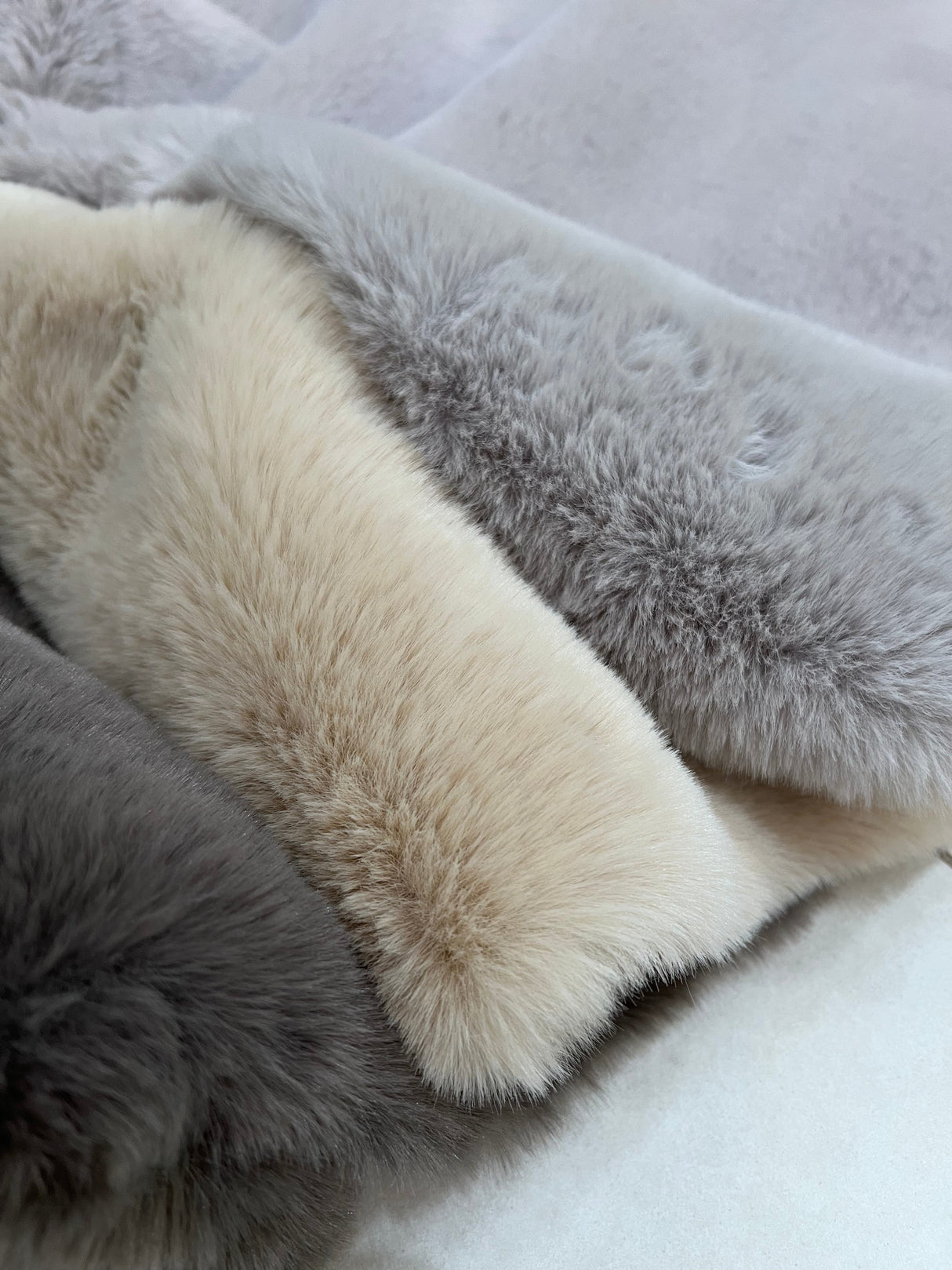 Bella Rug Collection Polyester Fabric - Soft Luxurious Modern Rug, Sandy Beige, Slate Silver, Raven Charcoal, 6' 5" x 9' 2", 2' x 6' (1 Piece)