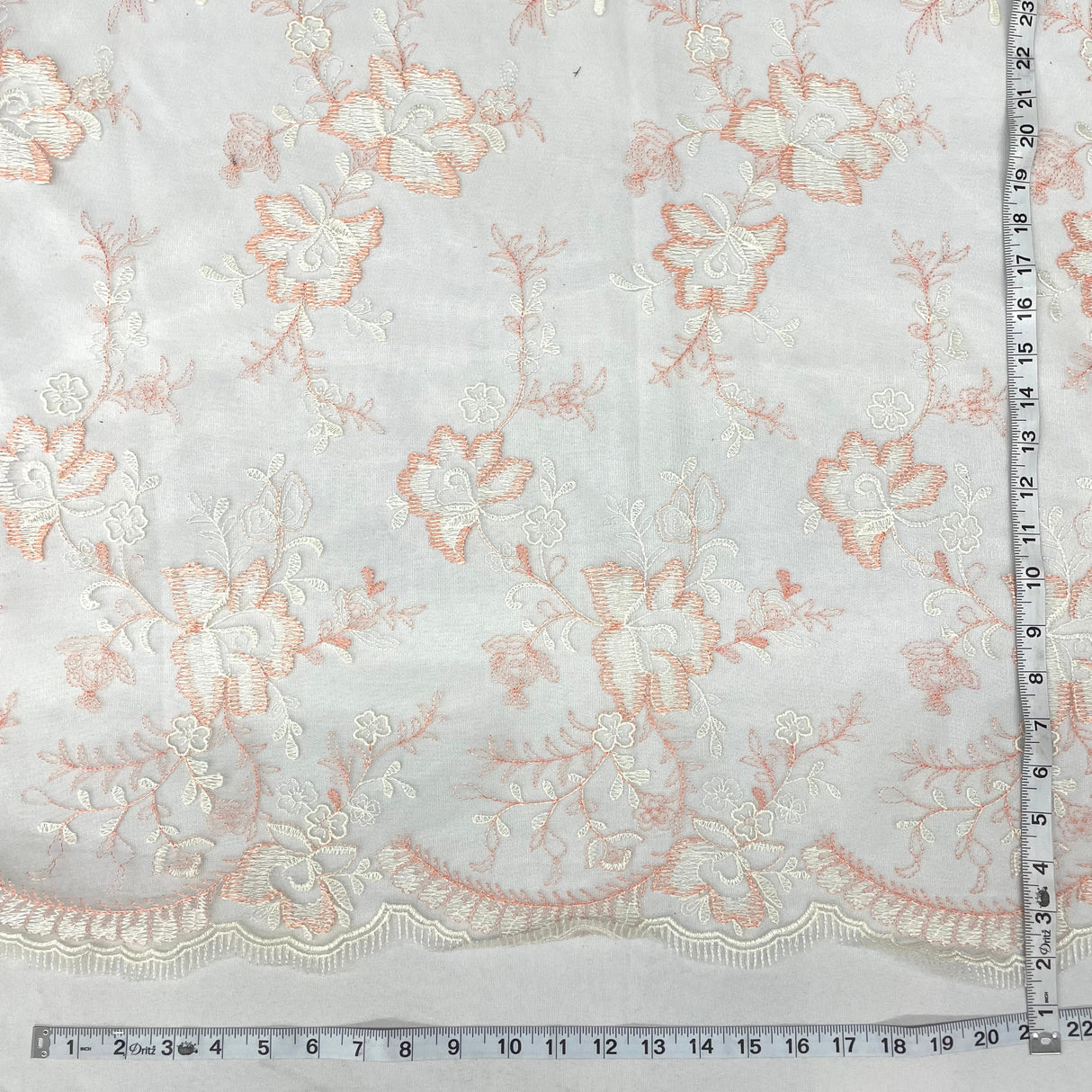 Embroidered Lace Mesh Floral