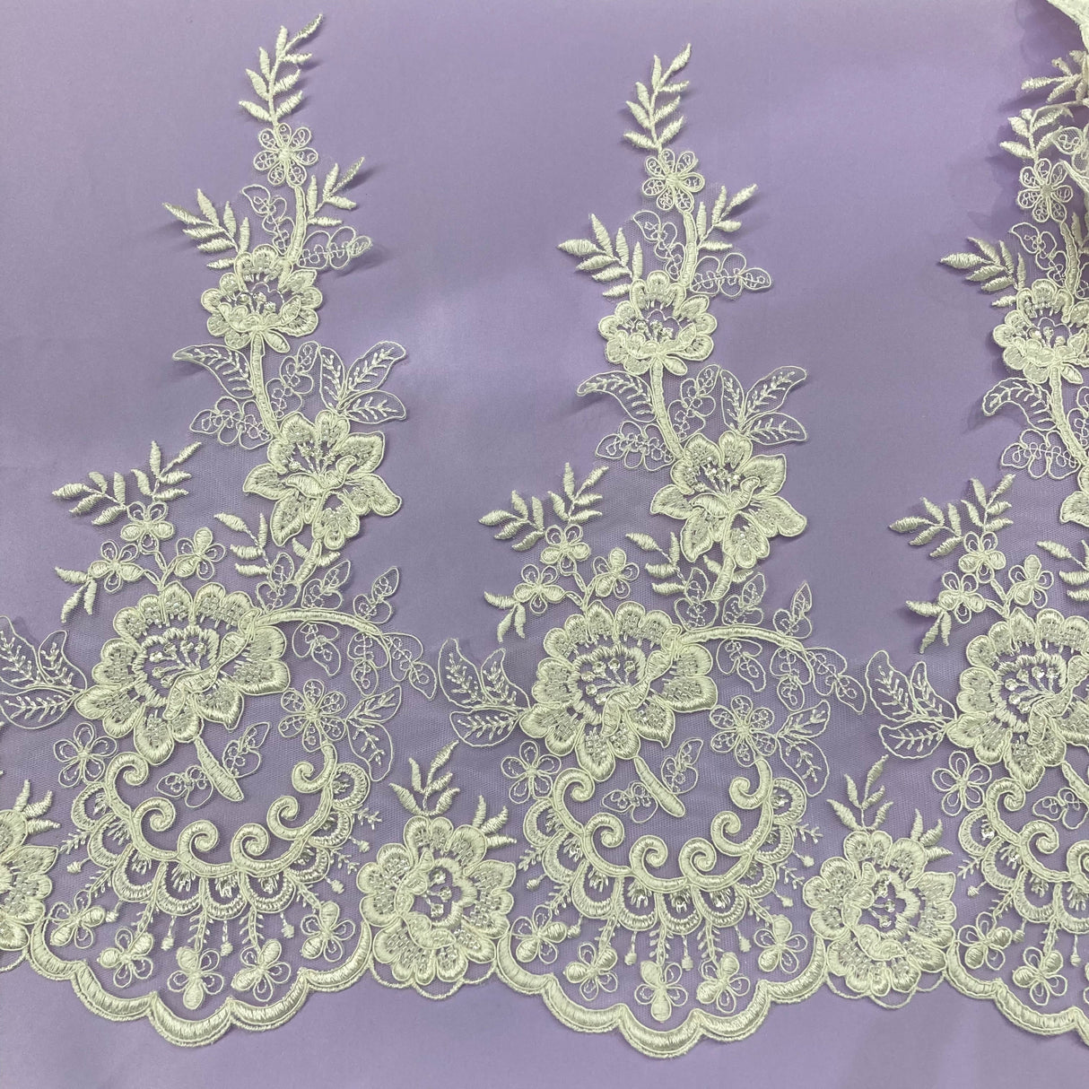 Beaded Corded Lace Trimming