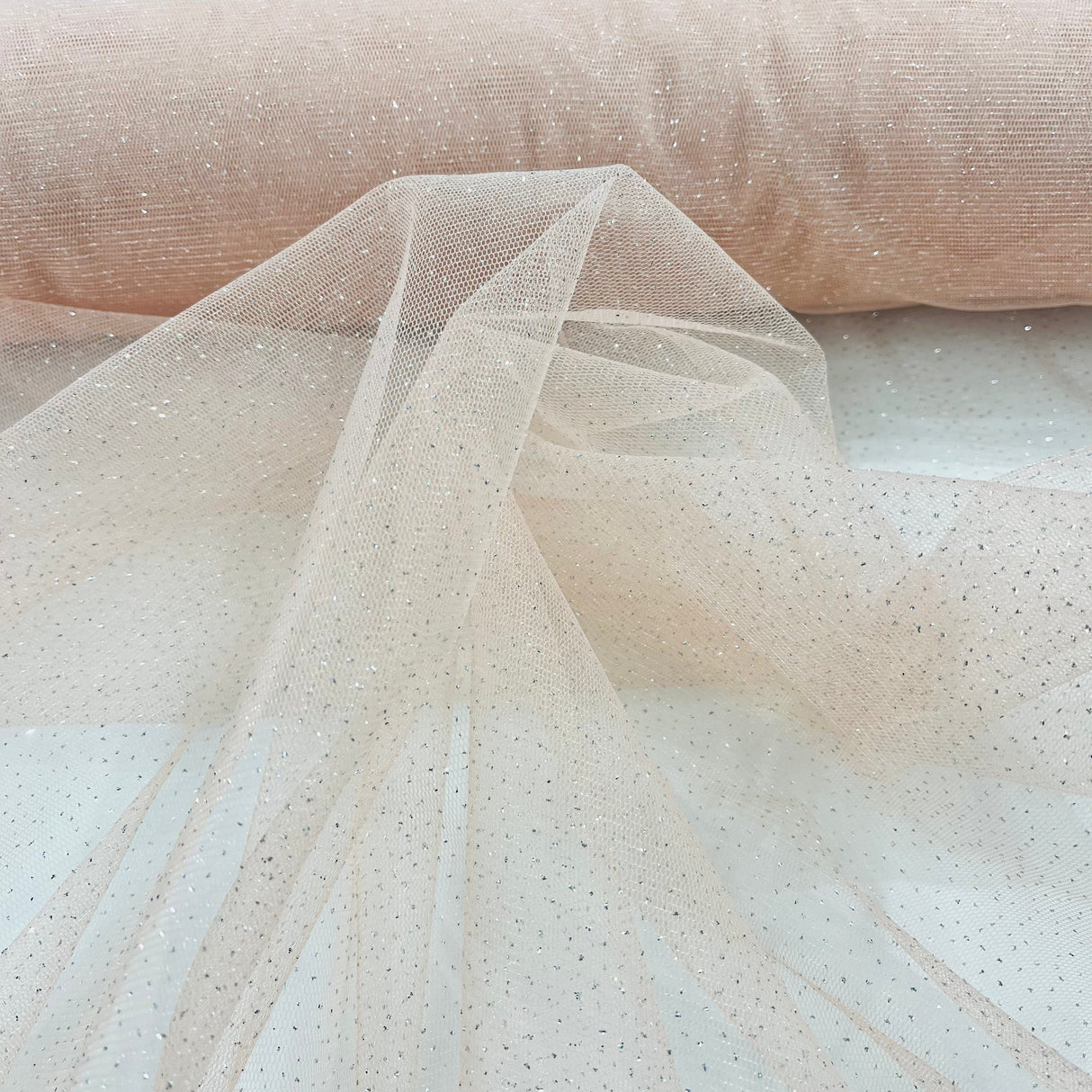 Glitter Mesh Fabric 60" Wide Sparkle Net