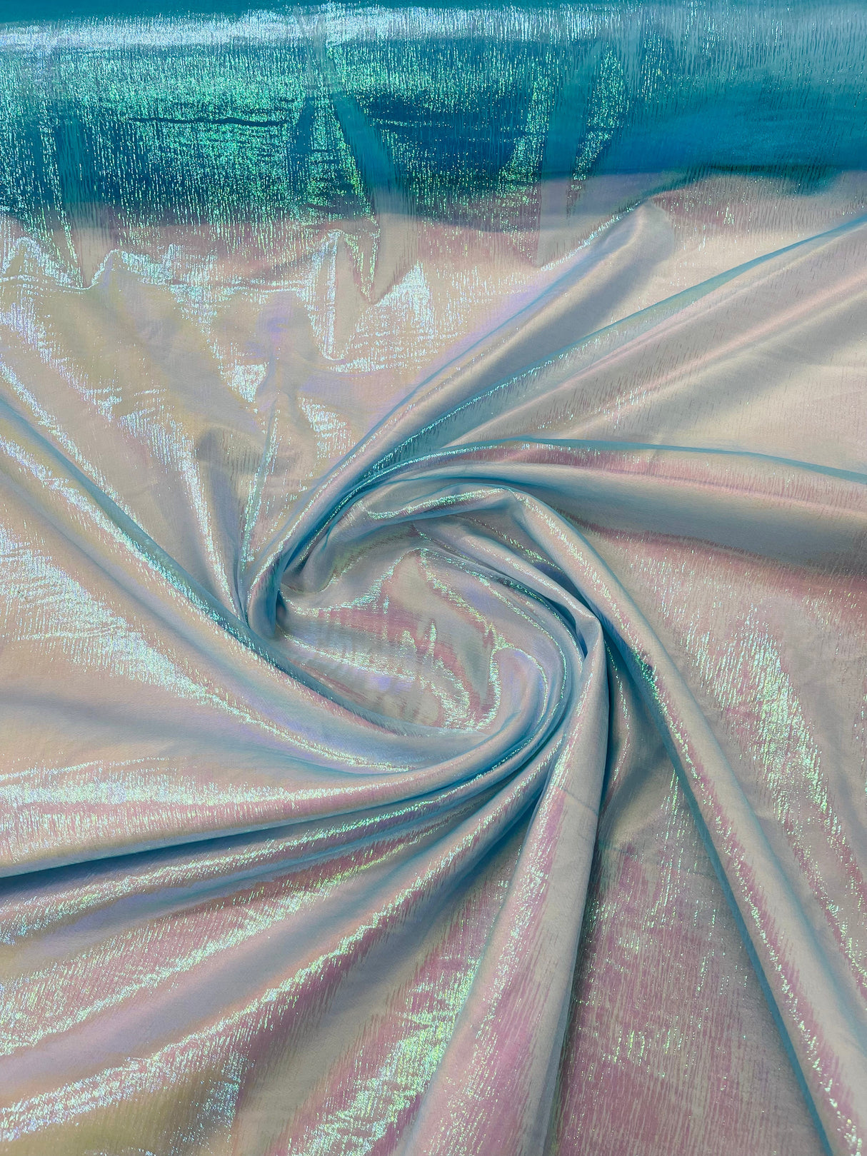 Crush Iridescent Organza Nylon Acrylic Fabric - Iridescent, 44/45" Width (1 Yard)