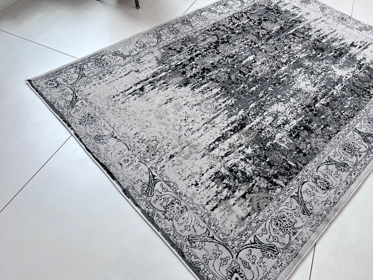 Color-Shifting Foldable Flat Weave Area Rug - 60% Polypropylene 40% Polyester Fabric - Shifting Hues, KV68, 7'9" X 10'2" (1 Rug)