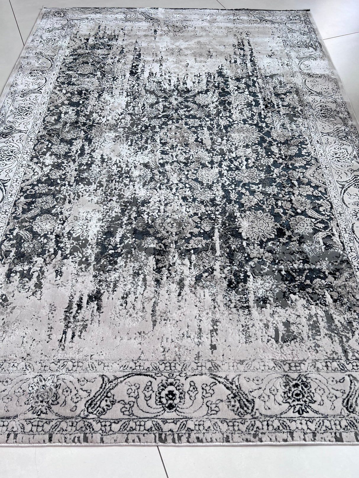 Color-Shifting Foldable Flat Weave Area Rug - 60% Polypropylene 40% Polyester Fabric - Shifting Hues, KV68, 7'9" X 10'2" (1 Rug)