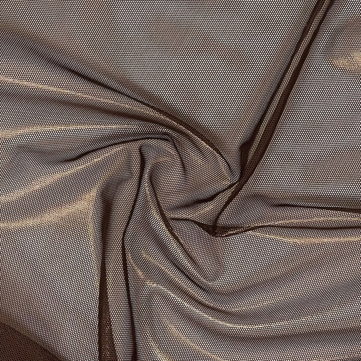Foiled Power Mesh Fabric