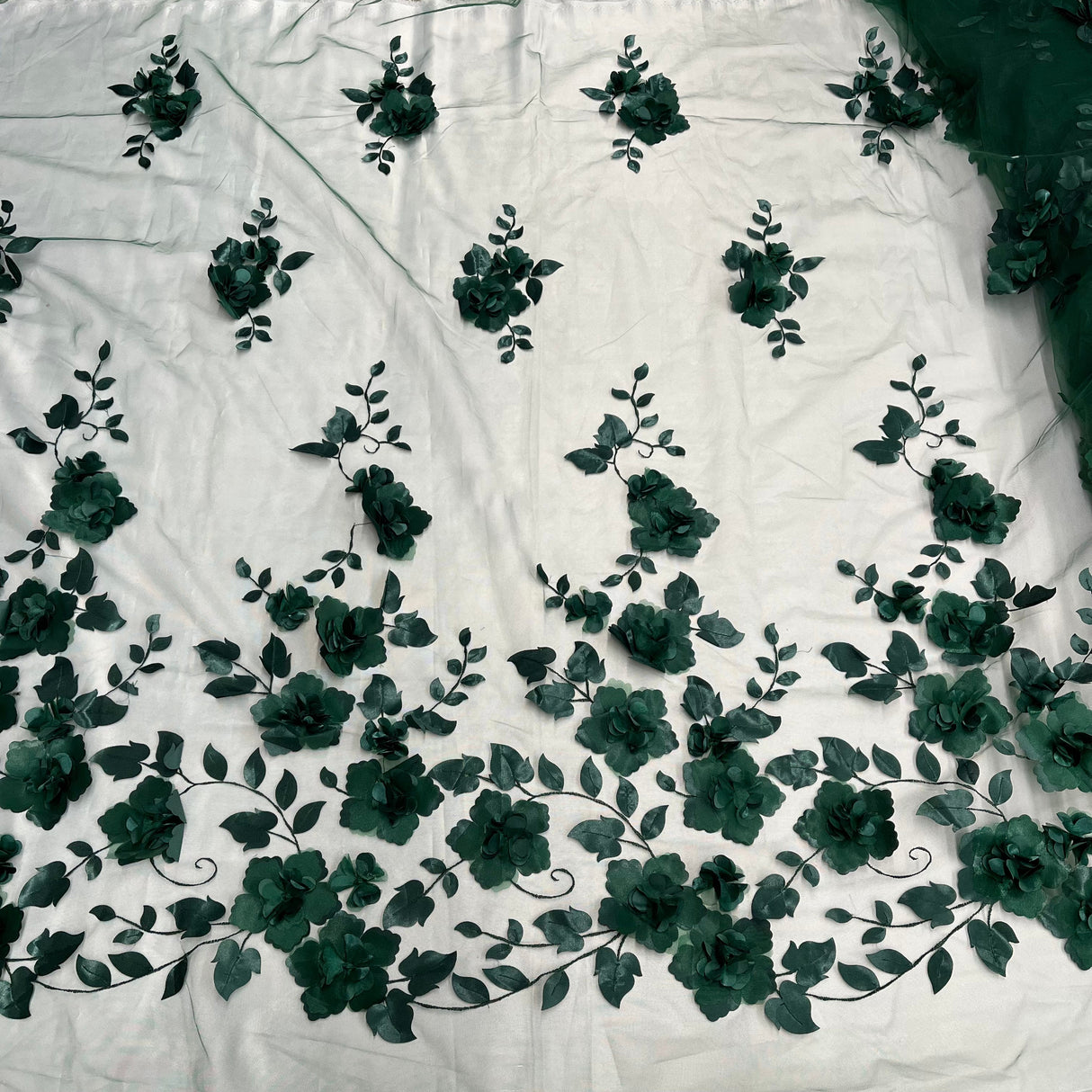 3D Floral Lace Fabric 60" Wide