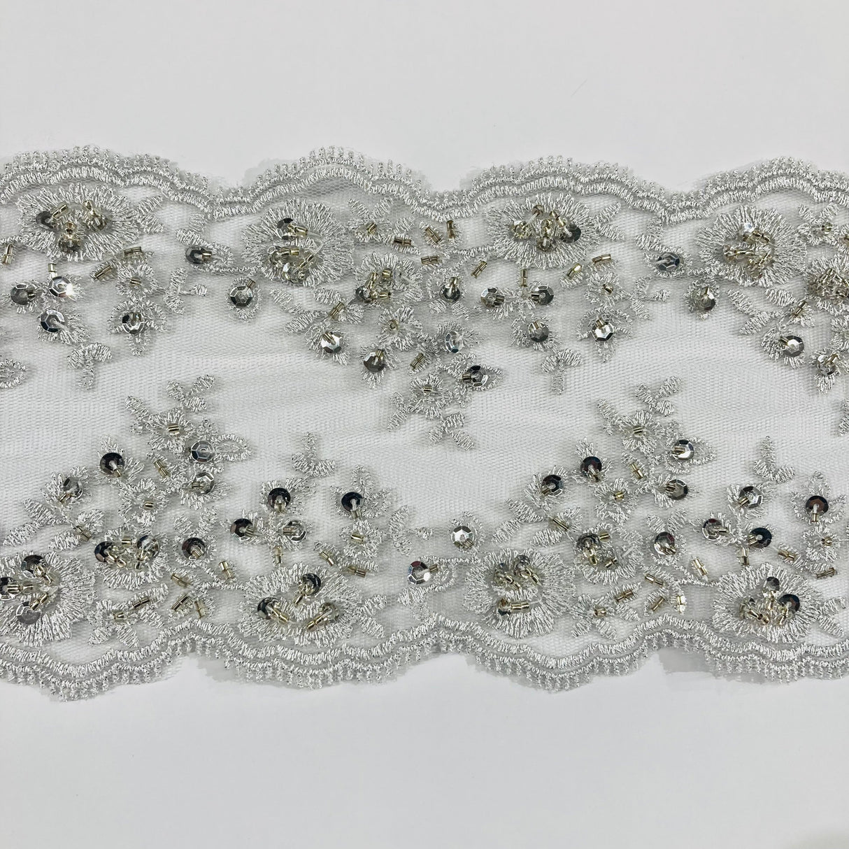 Beaded Lace Trimming Gold