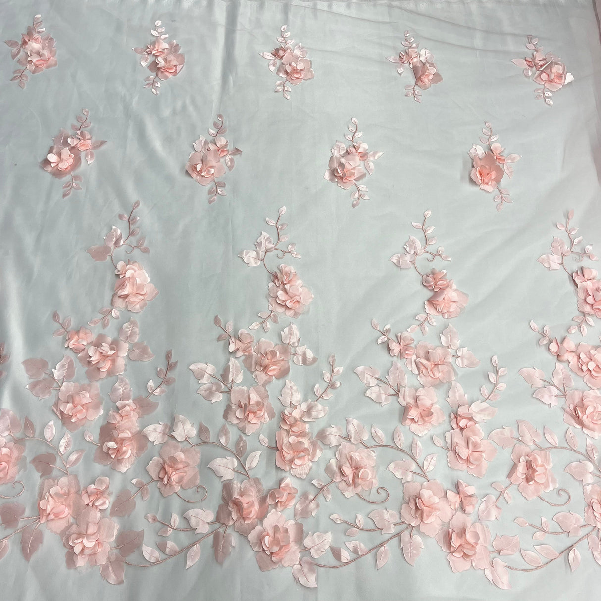 3D Floral Lace Fabric 60" Wide
