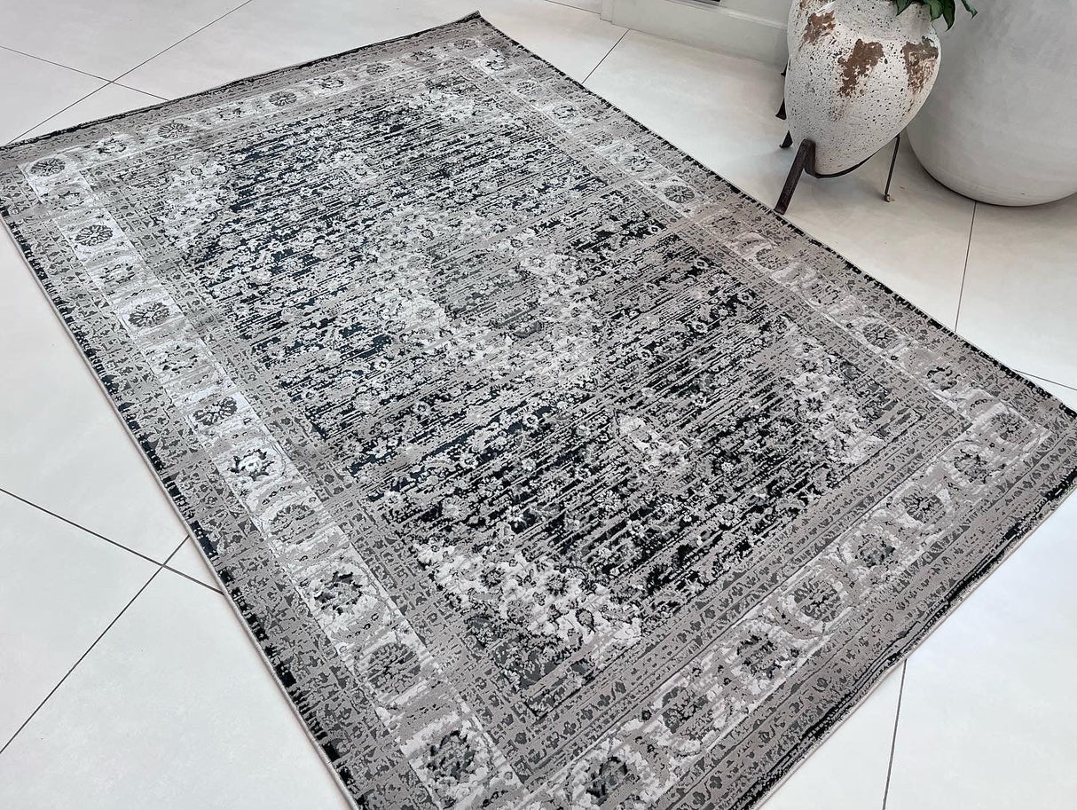 Color-Shift Foldable Flat Weave Area Rug - Polypropylene Polyester Fabric - Shifting Hues Design, Indoor Outdoor, KAVA5503, 7'9" X 10'2" (1 Rug)