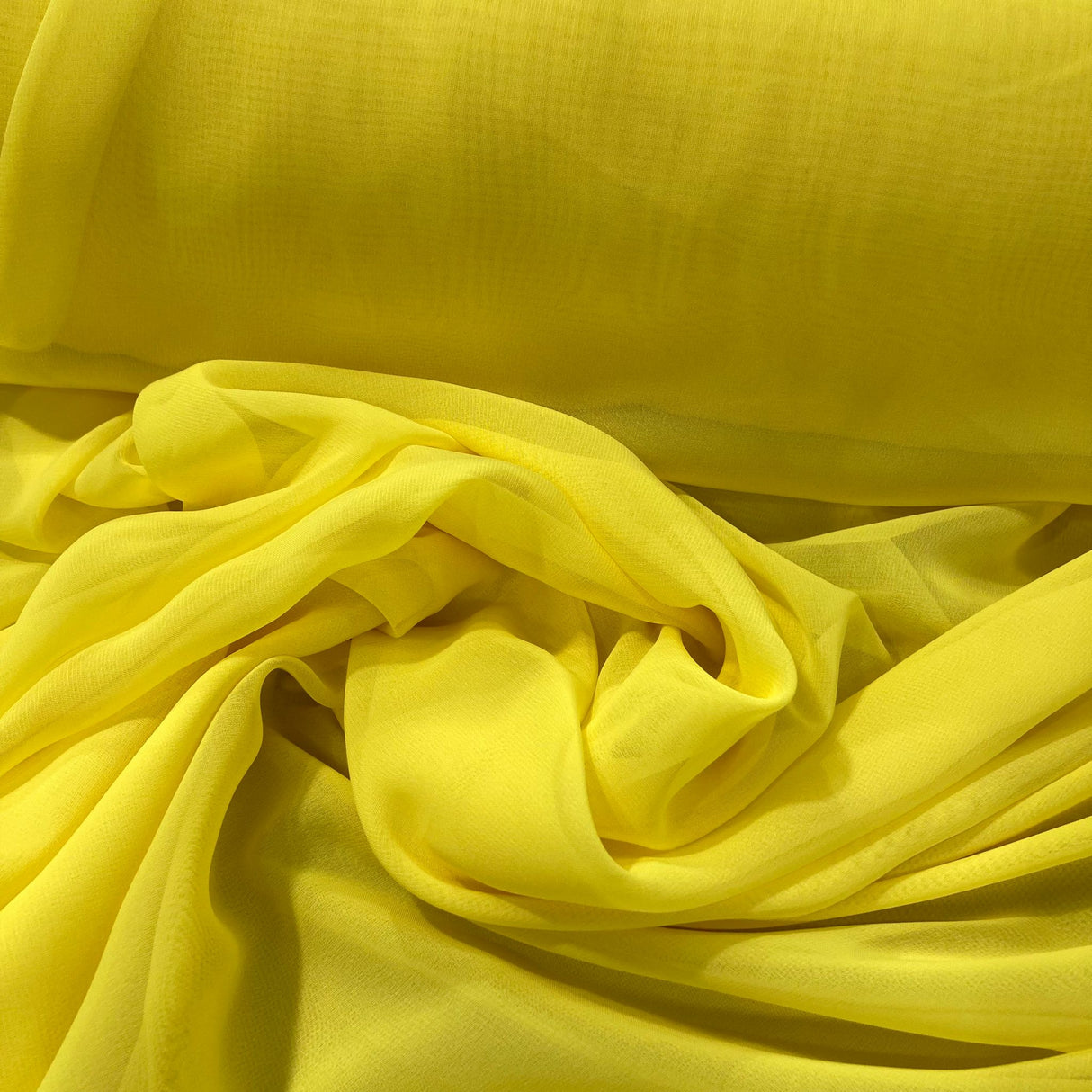 Chiffon Polyester Fabric - Solid, 60" Width (1 Yard)