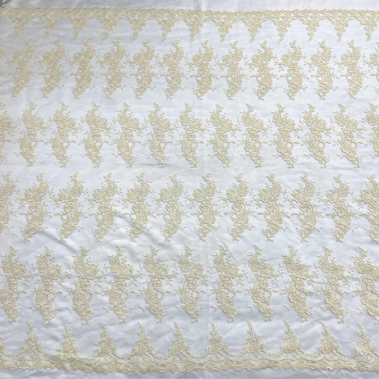 Corded Bridal Lace Fabric 54" Wide