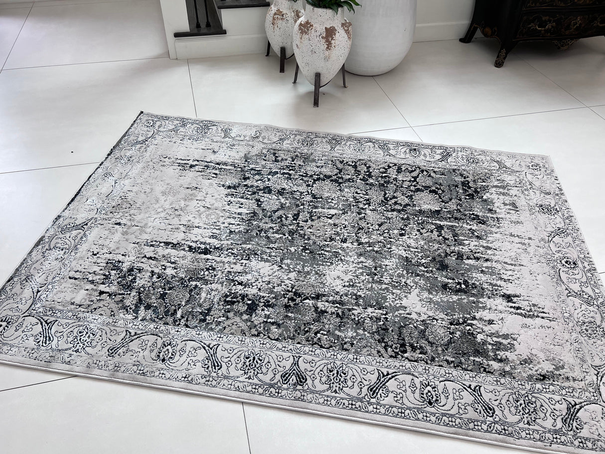 Color-Shifting Foldable Flat Weave Area Rug - 60% Polypropylene 40% Polyester Fabric - Shifting Hues, KV68, 7'9" X 10'2" (1 Rug)