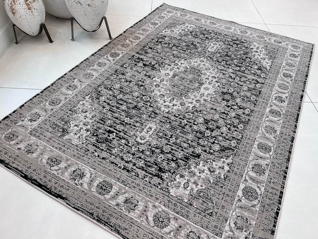 Color-Shift Foldable Flat Weave Area Rug - Polypropylene Polyester Fabric - Shifting Hues Design, Indoor Outdoor, KAVA5503, 7'9" X 10'2" (1 Rug)