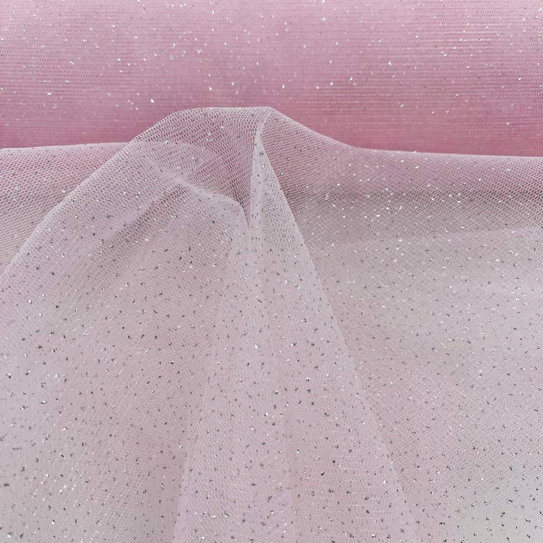 ১ গজ ৬০" প্রশস্ত গ্লিটার মেশ ফ্যাব্রিক ব্রাইডাল, কুইন্সেনেরা এবং নৃত্যের পোশাকের জন্য উপযুক্ত