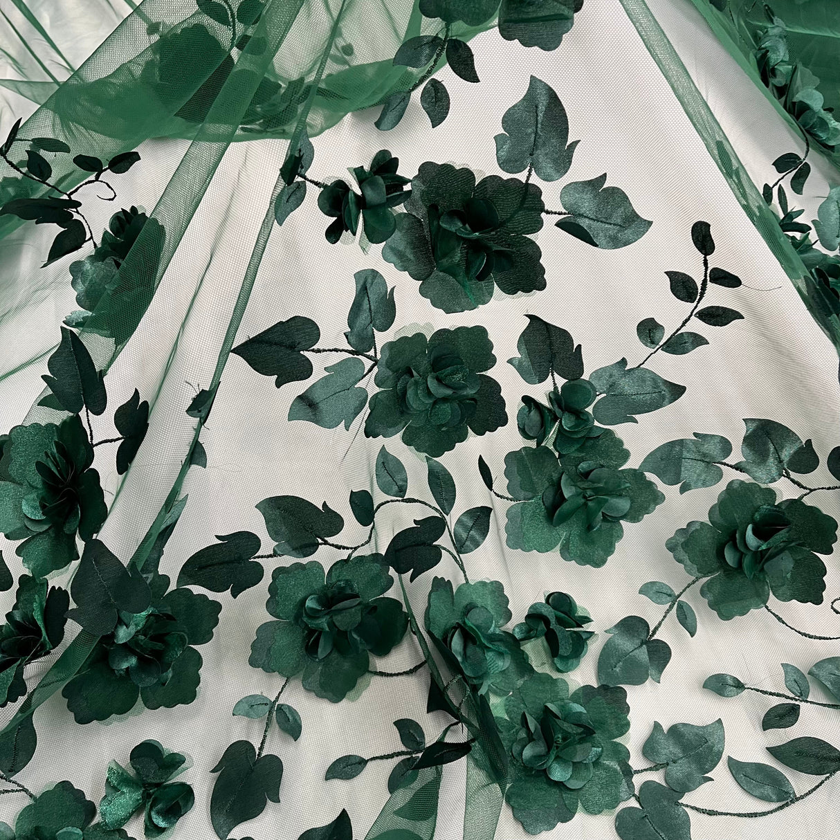 3D Floral Lace Fabric 60" Wide