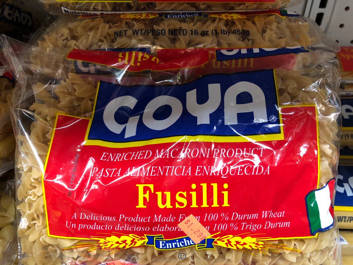 Goya Fusilli Pasta 16oz