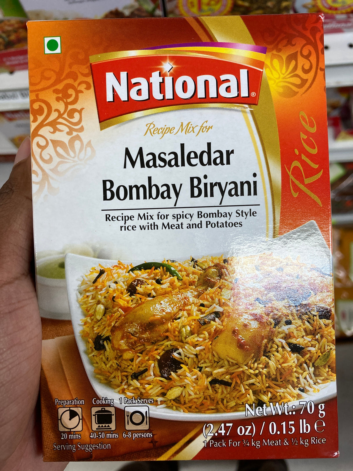 NATIONAL MASALEDAR BOMBAY BIRYANI