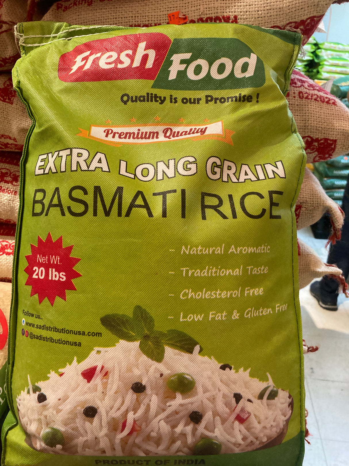 FRESH FOOD EXTRA LONG GRAIN BASMATI RICE