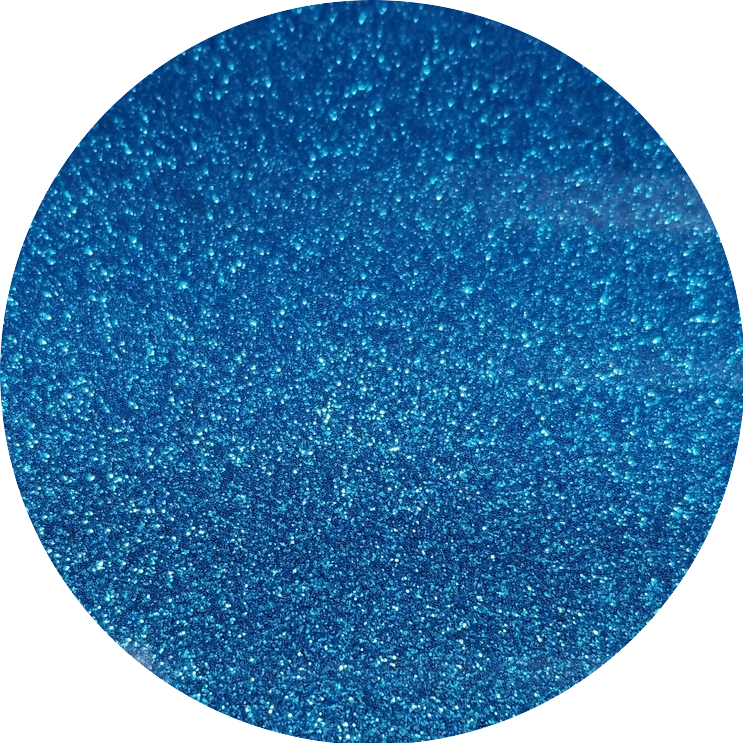 Glitter Heat Transfer Vinyl - Aqua, 20" H x 12" W (Foot)