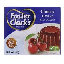 FOSTER CLARKS CHERRY GELATIN DESSERT 58G