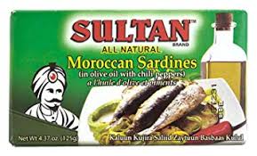 Sultan Moroccan Sardin OLIVE OIL WITH CHILI PEPPER