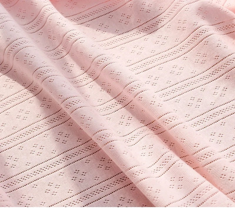 180x200cm/85x50cm 32S Cotton Stretch Rib Knitted Jacquard Fabric For Children's Clothing, Home Wear Handmade DIY Fabric K303290